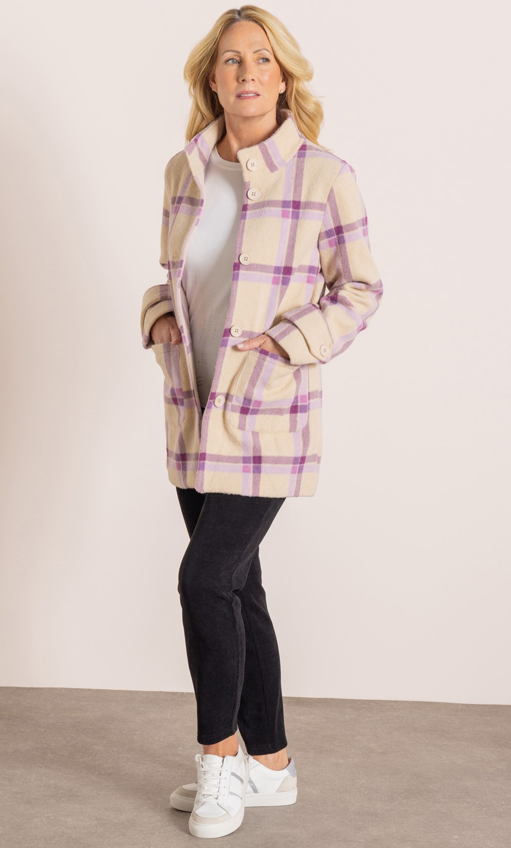 Anna Rose Checked Anna Rose Jacket