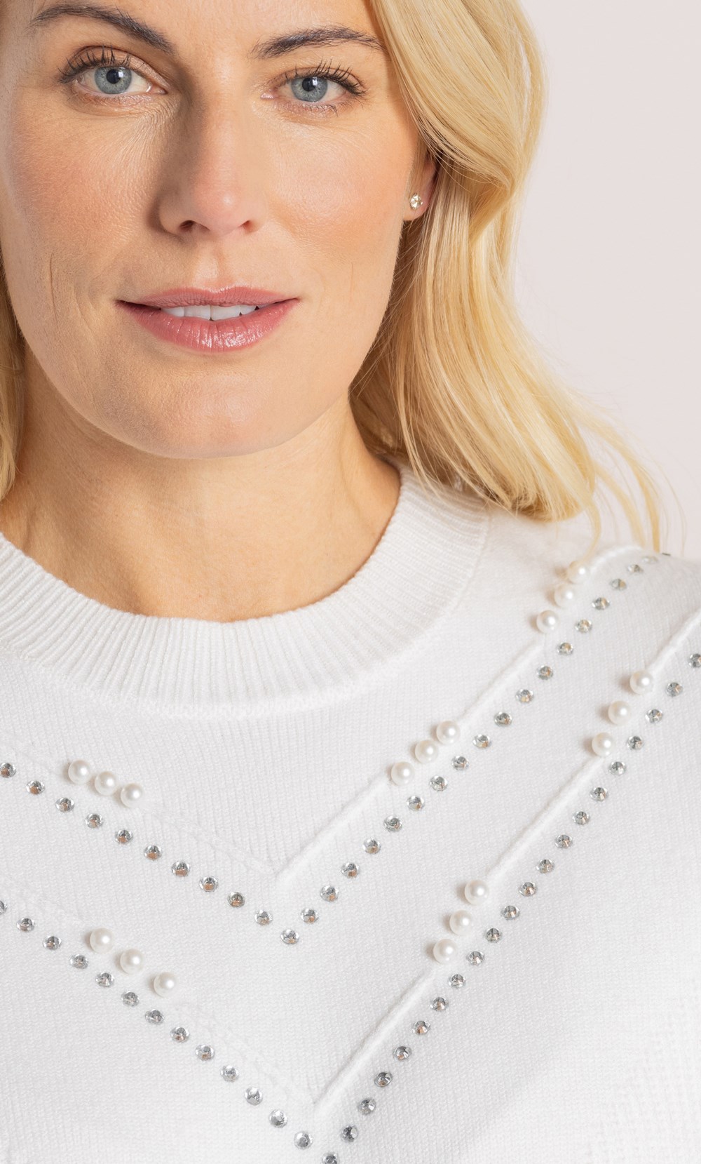 Embellished Long Sleeve Jumper