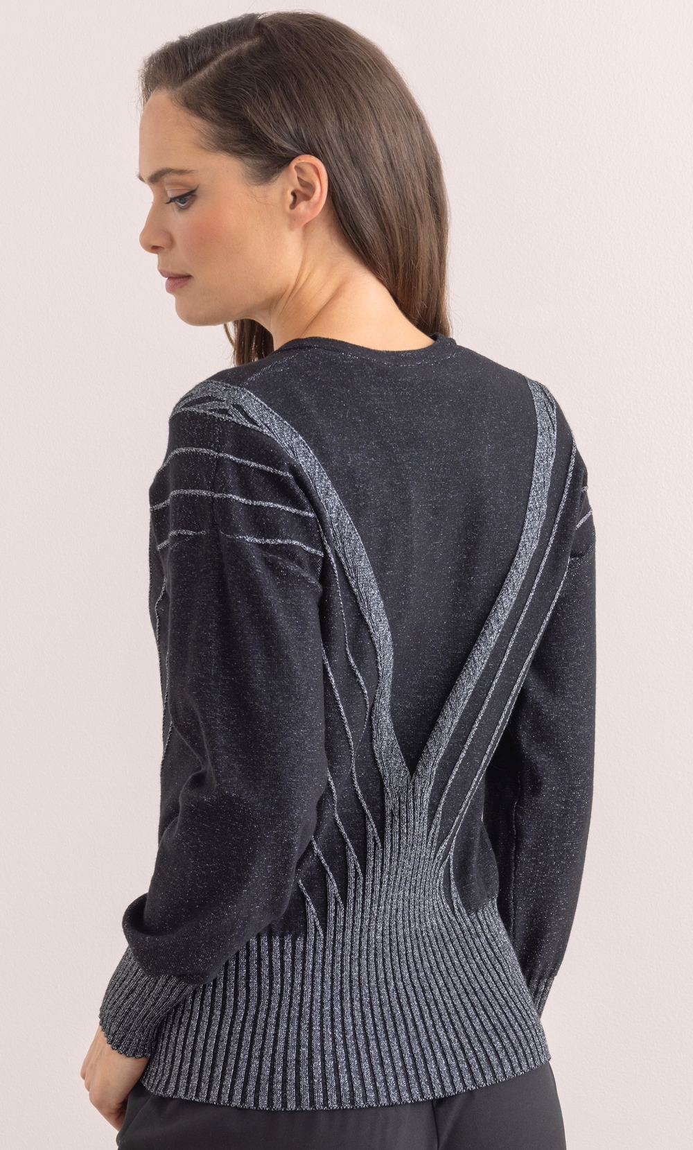 Lurex Stripe Jumper