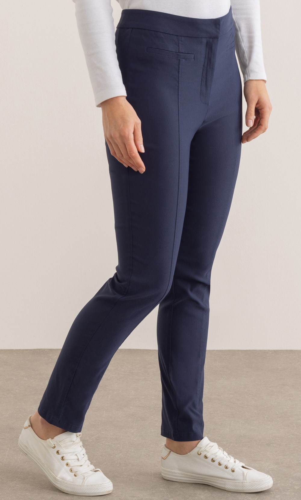 Slim Leg Stretch Trousers