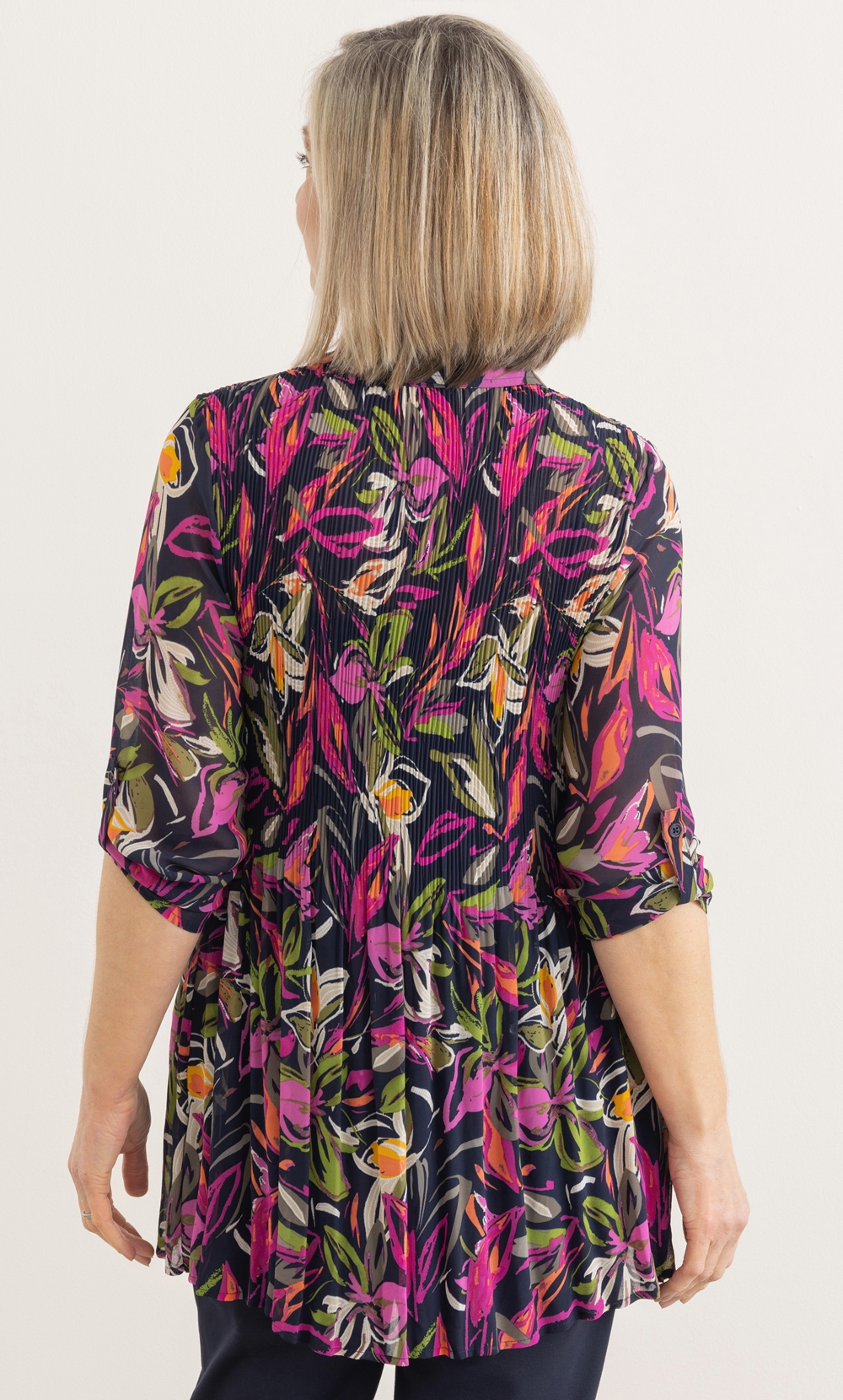 Anna Rose Bouquet Print Blouse