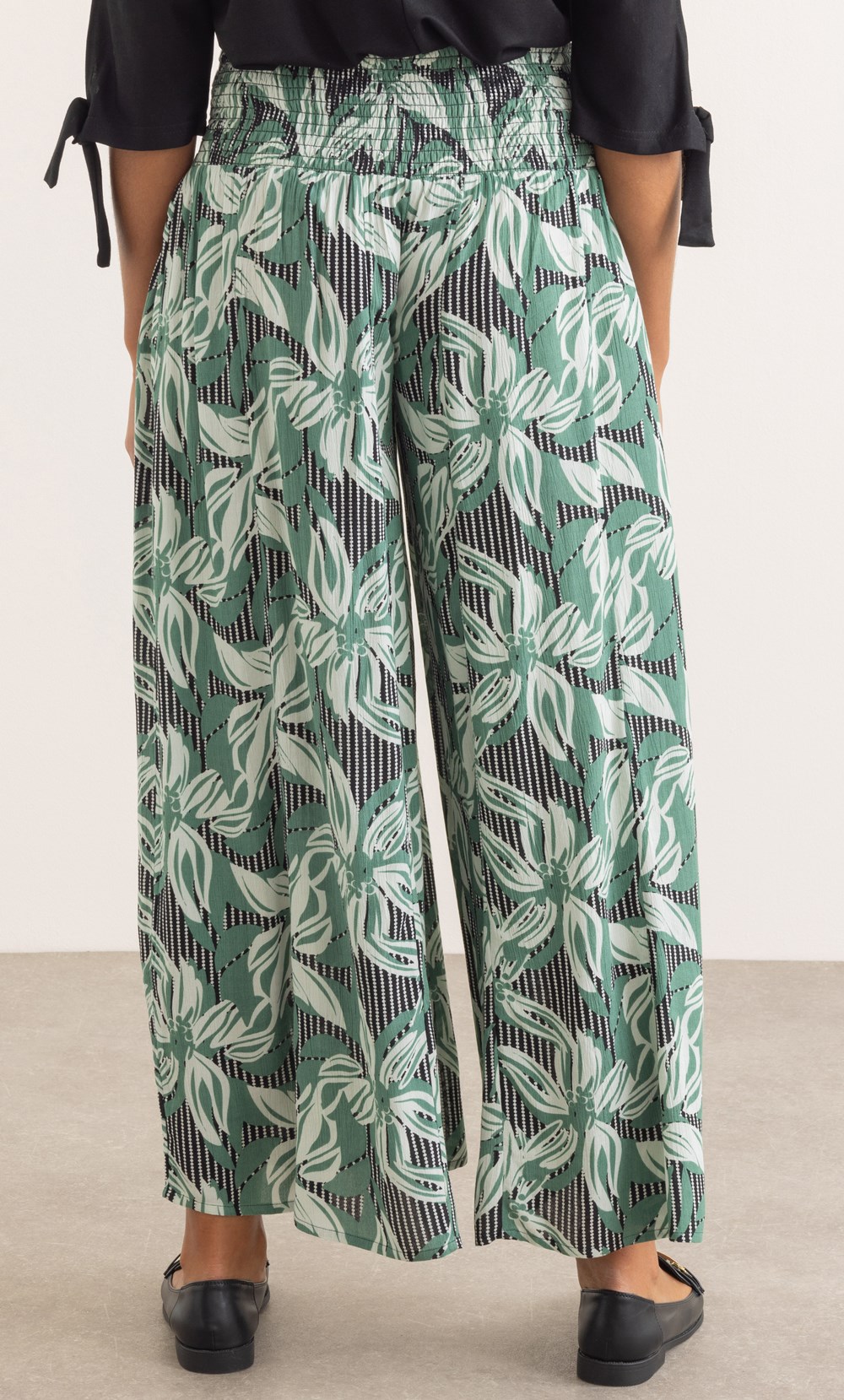 Floral Printed Palazzo Trousers