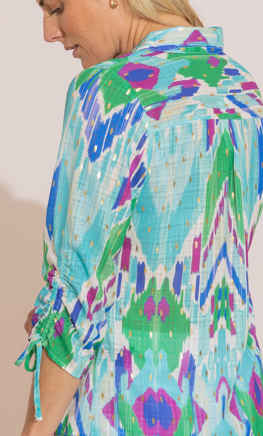 Anna Rose Printed Blouse