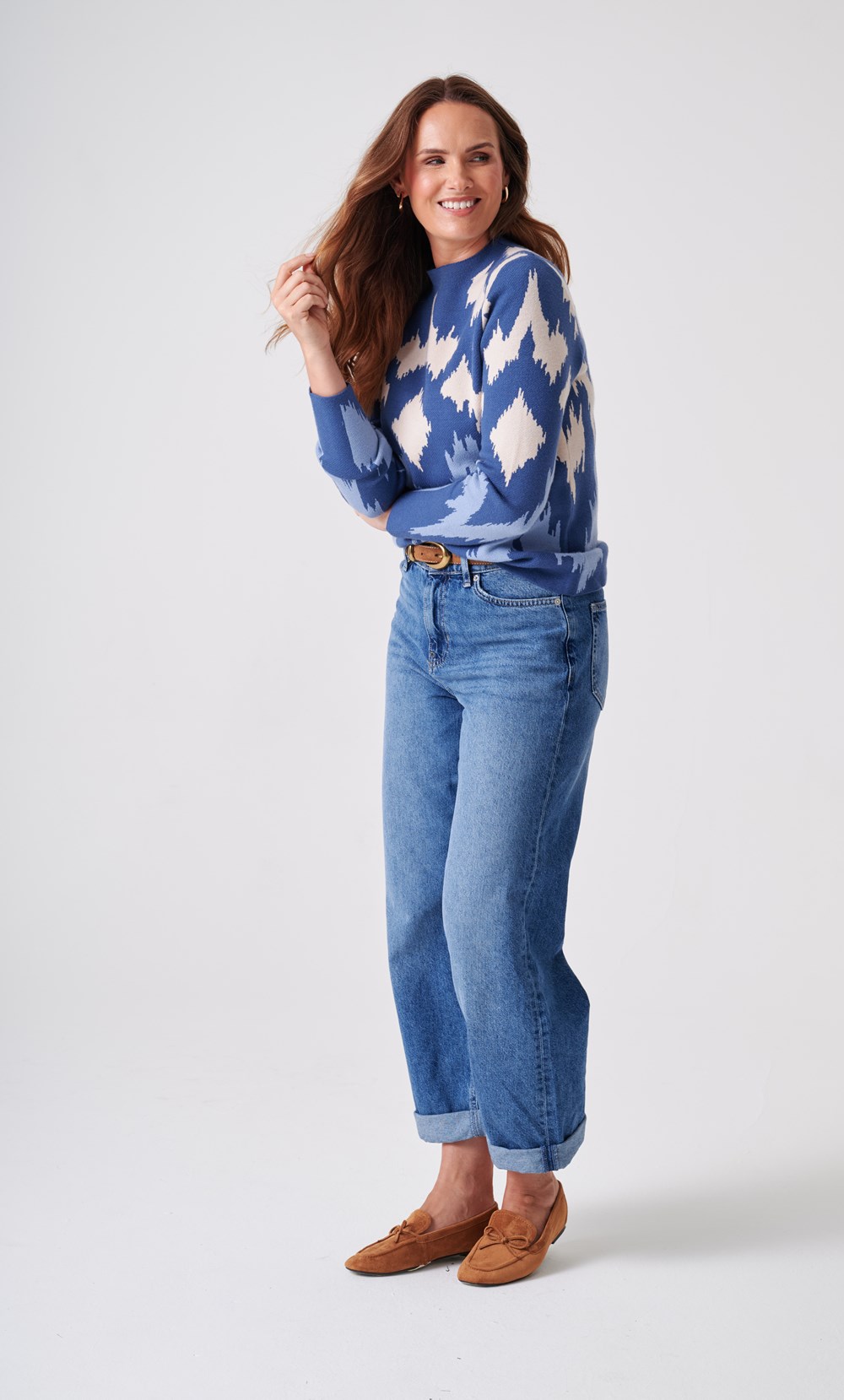 Anna Rose Patterned Jumper